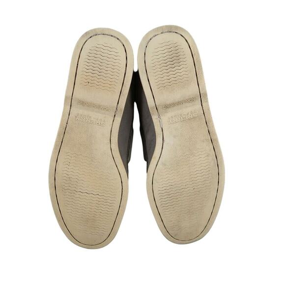 Sperry Mens 8 Top Sider Boat Shoes Classic Leather Lifestyle Preppy 2 Eye Grey main image 7